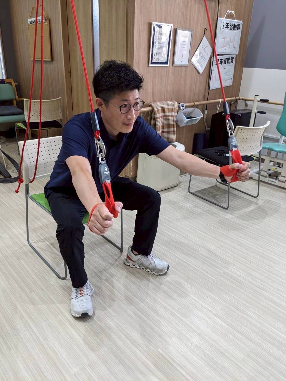 レッドコードを使った運動トレーニング